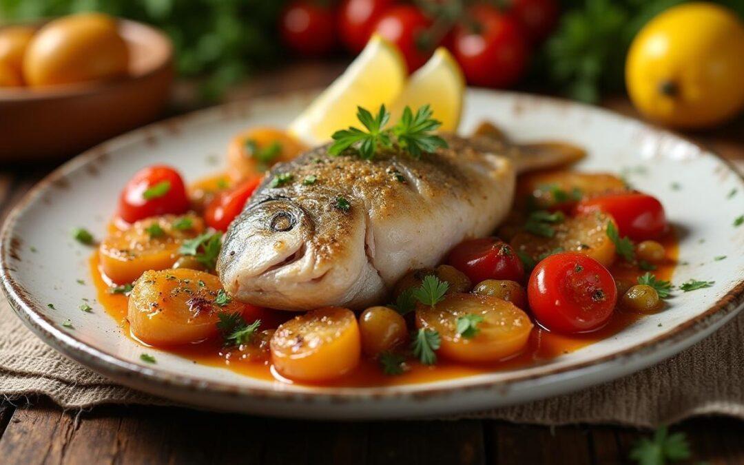 Dorada al limón al estilo mediterráneo: receta rápida y saludable